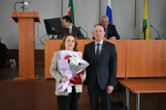 На еженедельной планёрке поздравили муниципальное сообщество района