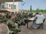 Магистрант Академии обсудил вопросы патриотизма с воспитанниками кадетской школы