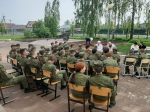 Магистрант Академии обсудил вопросы патриотизма с воспитанниками кадетской школы